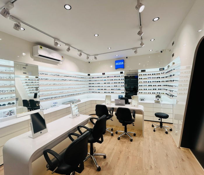 Eyesense Jayanagar store eyewear display