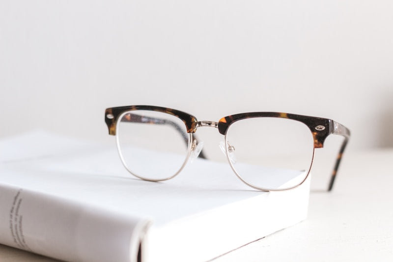 Full Rim Black Gold Eyeglasses