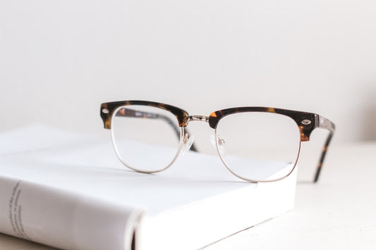 Full Rim Black Gold Eyeglasses